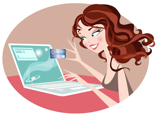 Online-shopping-girl
